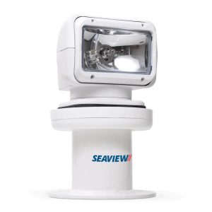 SEAVIEW PM5SL95 5.63FT SEARCHLIGHT MOUNT FOR RCL 95; For Use With ACR Electronics RCL95 Spotlight/ Thermal Camera; Vertical Mount; White; 8 Inch Base Diameter x 5.63 Inch Height