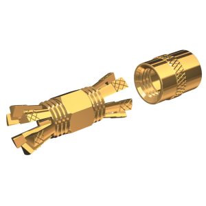 SHAKESPEARE PL-258-CP-G GOLD SPLICE CONNECTOR FOR RG-8X OR RG-58/AU COAX.