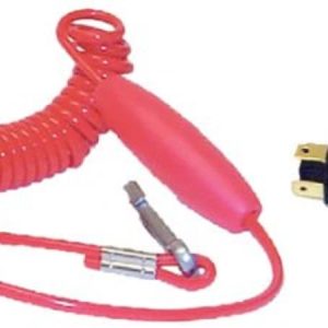 SIERRA MP40970-1 EMERGENCY CUT-OFF SWITCH; Shuts Off Watercraft Motor In The Event The Operator Falls Off Or Overboard; Pull Type Using Inserted Key; With Key/ Coiled Lanyard; For Use With Conventional Or Magneto Ignitions