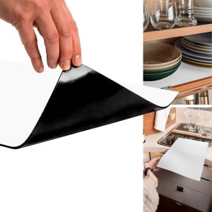 SILWY MAGNET A000-1100-1 METAL-NANO-GEL-MAT WHITE; 14.17 Inch Length x 10.6 Inch Width x 0.07 Inch Thick; Metal Nano Gel With Leather Coating; White