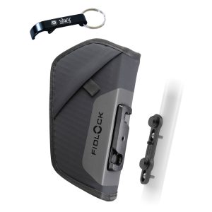 SILWY MAGNET SYFI-TT-BB MAGNET-TASCHE FIDLOCK TWIST ESSENTI; Attached To Bicycle Frame For Storing Gadgets Like Keys/ Wallet/ Smartphone And Light Rain Jackets; 3.74 Inch Length x 4.7 Inch Width x 9.1 Inch Height; Zipper Closure; Three Pockets