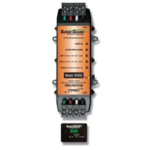 SOUTHWIRE 35550 50AMP SURGE GUARD HARDWIR, Use To Monitor Shore Power Continuously And Shuts Off When It Detects Excessive Voltage Or Open Neutral Conditions That Could Damage Electronic Equipment; Hardwire Installation; 50 Amp