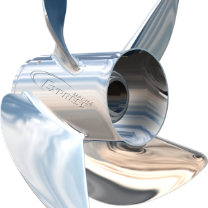 TURNING POINT 31431530 13.5X15 EXPRESSMACH4 4B RH SS PROP; Outboard; 13-1/2 Inch x 15 Inch Prop Size; 13-1/2 Inch Diameter; 15 Inch Pitch; 4 Blade; Right Hand Rotation; Stainless Steel; Hub Kit Is Needed Based On The Horsepower