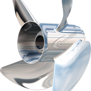 TURNING POINT 31432340 13X23 EXPRESSMACH4 4B LH SS PROP; Outboard; 13 Inch x 23 Inch Prop Size; 13 Inch Diameter; 23 Inch Pitch; 4 Blade; Left Hand Rotation; Stainless Steel; Hub Kit Is Needed Based On The Horsepower