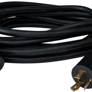 VALTERRA A10G30253E GEN30A 3P 25FT EXT CORD; Power Supply Cord; 3 Prong With Twist Lock; Single Output; 30 Amp; 25 Foot Length; Black; Without Plug Head Handle
