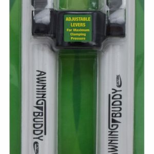 VALTERRA A300300 AWNING BUDDY; 12 Inch Length With Locking Levers For More Stability; Set of 2; With Retail Package