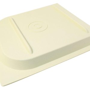 VALTERRA A77019 P SERIES SCRN DOOR SLIDE; Replacement For Phillips/ Creation and Other Brand Screen Doors; 11-11/16 Inch Height x 11-7/8 Inch Width; With Stop; Ivory; Plastic