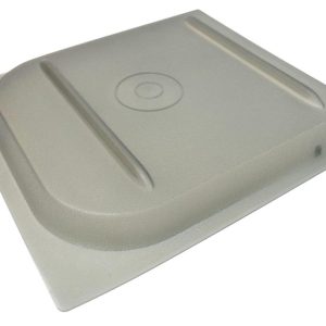 VALTERRA A77022 P SERIES SCRN DOOR SLIDE; Replacement For Phillips/ Creation and Other Brand Screen Doors; 11-11/16 Inch Height x 11-7/8 Inch Width; With Stop; Smoke; Plastic