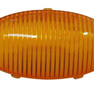 VALTERRA DG71263VP AMBER LENS OVAL PLIGHT; Replacement Lens For Diamond Group DG52730VP/ DG52731VP/ DG72408VP/ DG71257VP/ DG71258VP/ DG71259VP Standard Porch Light; Oval; Amber; Acrylic; Snap-On; Single