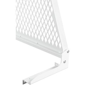 WEATHER GUARD 1912-3-01 DODGE MTG. BASE (WHITE); For Use with Protect-A-Rail Headache Rack; White; Steel