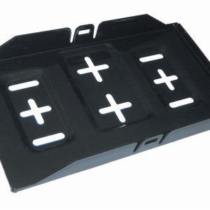 WIRTHCO 210877 BATTERY TRAYMETALGROUP; Use With Group 27 To 31 Batteries; Vinyl Coated Metal; 13 Inch Length x 7 Inch Width; Bulk Pack