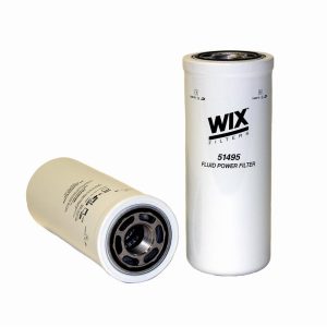 WIX 51495 HYDRAULIC; For Use With Case/ Cat/ Fiat-Allis/ John Deere/ Komatsu; Spin-On Style; 9.49 Inch Height x 3.81 Inch Outside Diameter Top; 1000 PSI Burst Pressure; 17 Micron Element