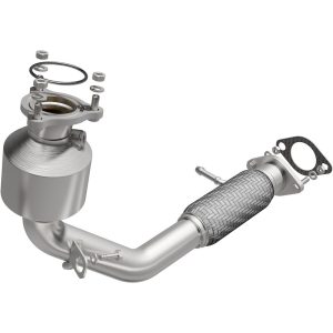 MAGNAFLOW 52186 Catalytic Converter; Direct Fit 48 State; Stainless Steel; 2.375 Inch Inlet; 2-1/2 Inch Outlet; 8-3/4 Inch Body Length/ 22-3/4 Inch Overall Length