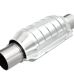 MAGNAFLOW 99204HM Catalytic Converter; HM Grade; 5-1/8 Inch Diameter Case; Single 2 Inch Slip Fit Inlet; Single 2 Inch Slip Fit Outlet; 9 Inch Body/ 13 Inch Overall Length; Heavy Metal Loaded Catalyst