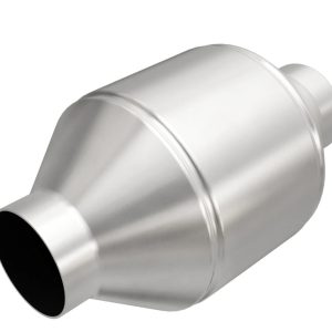 MAGNAFLOW 99659HM Catalytic Converter; HM Grade; Stainless Steel Case; 3 Inch Slip-Fit Inlet; 3 Inch Slip-Fit Outlet; 5 Inch Width X 8-3/4 Inch Overall Length
