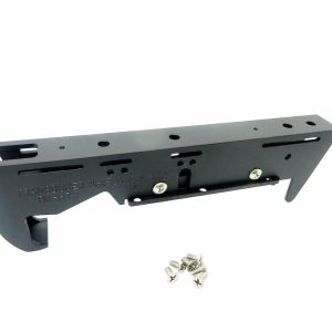 TRANSDUCER TM-CMSI-7.1 Transducer Mount; Compatible With XM 14 HW CMSI T Humminbird Compact MEGA Side Imaging+ Transducer; Powder Coated Black; Alloy