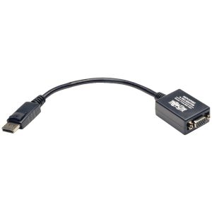 TRIPP LITE P134-06N-VGA DisplayPort to VGA Active Cable Adapter, 6 INCH