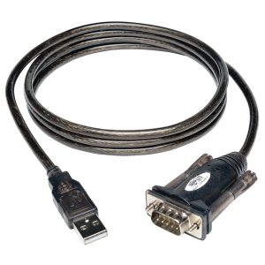 TRIPP LITE U209-000-R USB A-Male to D9-Male Serial Adapter Cable, 5ft