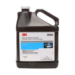 3M 05955 RUBBING COMPOUND GALLON; Use To Remove 1000 And Finer Sand Scratches On All Types Of Paint Surfaces; Liquid; Tan; 1 Gallon Bottle; Single