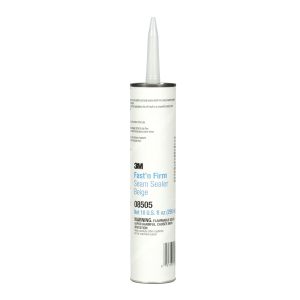 3M 08505 Fast N Firm Seam Sealer, Fast Setting, Paintable In 45 Minutes, 1/10 gal/10 fl oz Cartridge