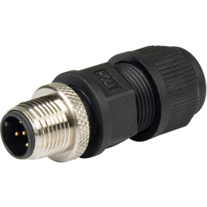 ANCOR 270110 NMEA 2000 FIELD SERVICABLE CONNECTO; Used To Terminate Bulk Cable/ Replace A Broken End; Male Field Serviceable Connector; Black; Single