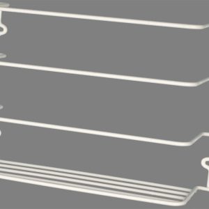 AP PRODUCTS 004231 WRAP RACK-WHITE; Holds Kitchen Wraps And Books; Free Standing And Mounts To Door Or Wall; White