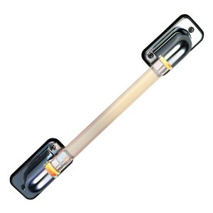 AP PRODUCTS 0055300L HANDLE; Chrome Plated Brackets; Clear; 17-1/2 In Overall Length; 12 In Handle Length; With Lights; Single; Straight Handle