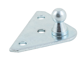 AP PRODUCTS 0100782 Multi Purpose Lift Support Bracket; Used For Mounting Gas Lift Supports; Flat Shaped; Straight; 10 mm Ball Stud; 3 Holes; Set Of 2