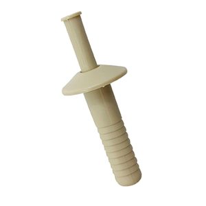 AP PRODUCTS 013139 PLASTIC RIVETS ALMOND; 1 Inch; Plastic; Case Of 25; Almond; Used in 1/4 In Diameter Hole
