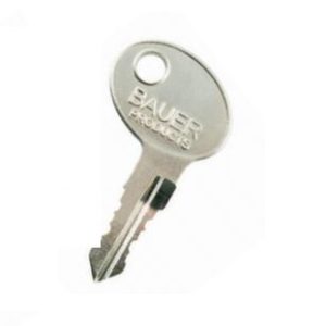 AP PRODUCTS 013689022 Key; Bauer AE; Replacement Key For Bauer AE Series Door Lock; Key Code 022