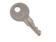 AP PRODUCTS 013751 CH751 CAM LOCK KEY; Cam Lock Key; Chrome