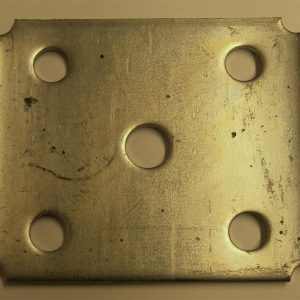 AP PRODUCTS 014133766 2.375FT TIE PLATE FOR 2FT S; Fits 2 In Width Leaf Spring; 2-3/8 In Tie Plate