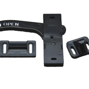 AP PRODUCTS 015-201471 SCREENDOORLEVERLATCHR; Right Hand Latch; Black