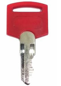 AP PRODUCTS 0158500100 RED RV MASTER KEY; RV Master Key; Fastec; Red