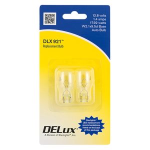 AP PRODUCTS 01602921 WEDGE BASE BULB; Incandescent; Wedge Base; SX 921 Model Bulb; Set Of 2