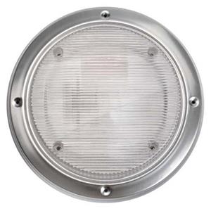 AP PRODUCTS 016RSL2000 RND SCARE LIGHT REP-WHT; Round Scare Light Replacement Kit; Round; Clear Lens; Chrome Trim; Single