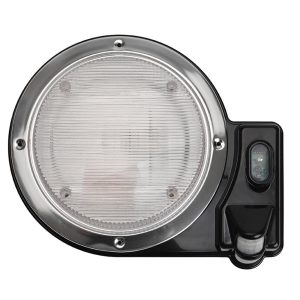 AP PRODUCTS 016SL2000B RND SCARE MOTION LITE-BLK; 1156 Incandescent Bulb; Round; Black