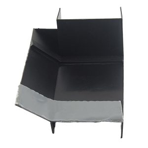 AP PRODUCTS 0181998RH CORNER-BLOCK RH NOTCHED; 4-1/2 In Length x 2-1/2 In Width x 3 In Thick; Black; Single; Right Hand Notched