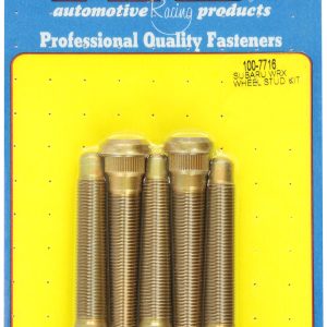 ARP 100-7716 SUBARU WHEEL STUD KIT; 12 mm x 1.25 In Thread Size; 3.000 In Under Head Length; 0.270 In Knurl Length