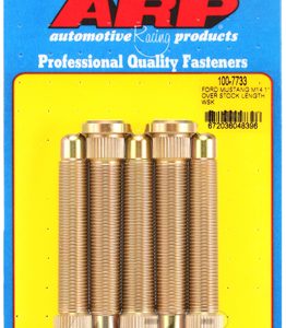 ARP 100-7733 FORD MUSTANG 2015 M14 1FT OVER STOC, Threaded; 14 mm X 1.5 Thread Size; 3.435 Under Head Length; 0.625 In Knurl Diameter; Set Of 5