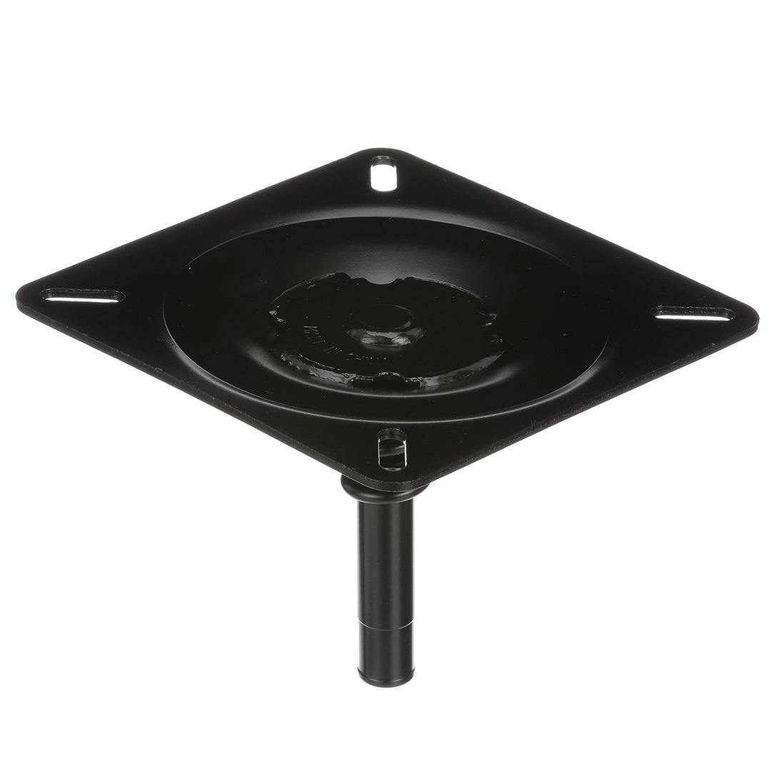 ATTWOOD 1002 SEAT MOUNT W/SPRING; For Use With 3/4 In Diameter Posts; 3 Degree Tilt Angle; E-Coated; Black; Steel Pin; ABYC Code - B; With Spring; Bulk Packaging