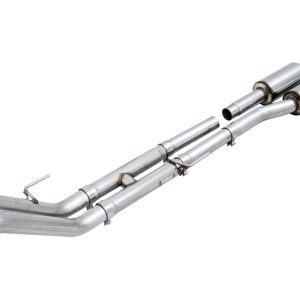 AWE 3015-11044 Exhaust System Kit; 1FG Edition Cat-Back System; Stainless Steel; Without Muffler; Dual Exhaust With Single Exits; Rear Exit; Without Tip