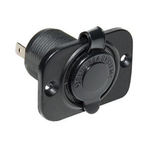 BLUE SEA 1011 12 VOLT DASH SOCKET - BLACK