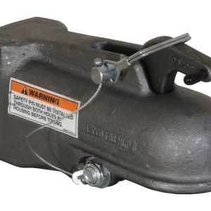BUYERS PROD 0091550 Trailer Coupler; Class V; Fits Into Hitch Ball; 15000 Pound Lift Capacity; For 2-5/16 In Ball; Hand Latch Operation; Rugged Cast Steel