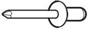 CAREFREE 030307-001 3/16FT RIVET