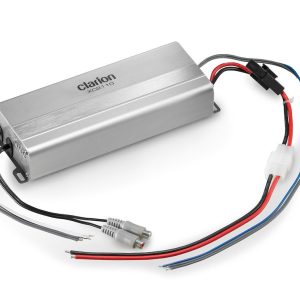 CLARION 010-03222-00 COMPACT MONO SUBWOOFER AMPLIFIER; Amplifier Single Channel Compact Chassis 300 Watts Continuous @ 2 Ohm 200 Watts Continuous @ 4 Ohm. RCA And High Level Speaker Inputs Mute Control Gain Control