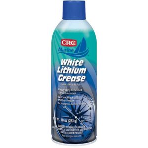 CRC 06037 MARINE LIT GREASE 10OZ; Lithium Grease; White; Single; 16 Ounce Aerosol Can