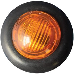 CREATIVE PRO 003-183AA Clearance Light; Command; LED; Round; 3/4 In Diameter; Amber Lens; With Grommet; 0.5 Watts; Bullet Light