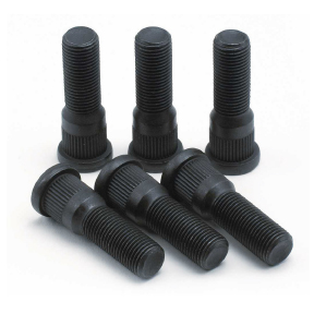 DEXTER 00712200 PRESSED WHEEL STUD; Press-In; 1/2 Inch-20 Thread; 1.99 In Length; Phosphate And Oil Coated