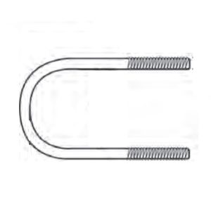 DEXTER 01107700 U-BOLT 5/8-11 8.94 LONG FOR 5.; 9 In Inside Length; 5 In Inside Width; 5/8 Inch-11 Thread Size x 2-1/2 In Thread Length; Round Shape
